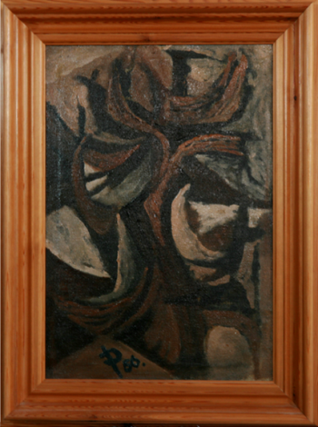 Ingrams Oak (1956) - Oil  Camvas 35.5 cms x 45.75 cms