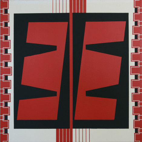 Music (1974) - Oil  Panel 122 cms x 122 cms