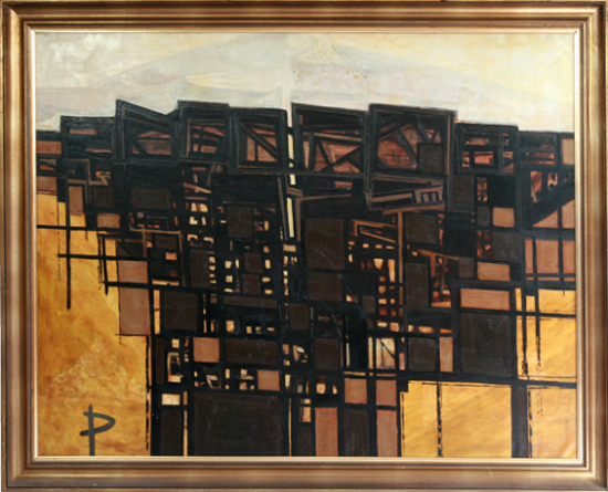 Slate Quary (1957) - Canvas 122 cms x 99 cms