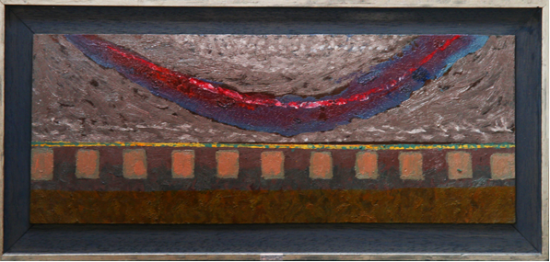 Winchelsea Beach (1993) - Oil  Panel 29cms x 61cms