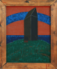 The Old Windmill - Winchelsea (1988) - Oil  Panel 48.2 cms x 61 cms